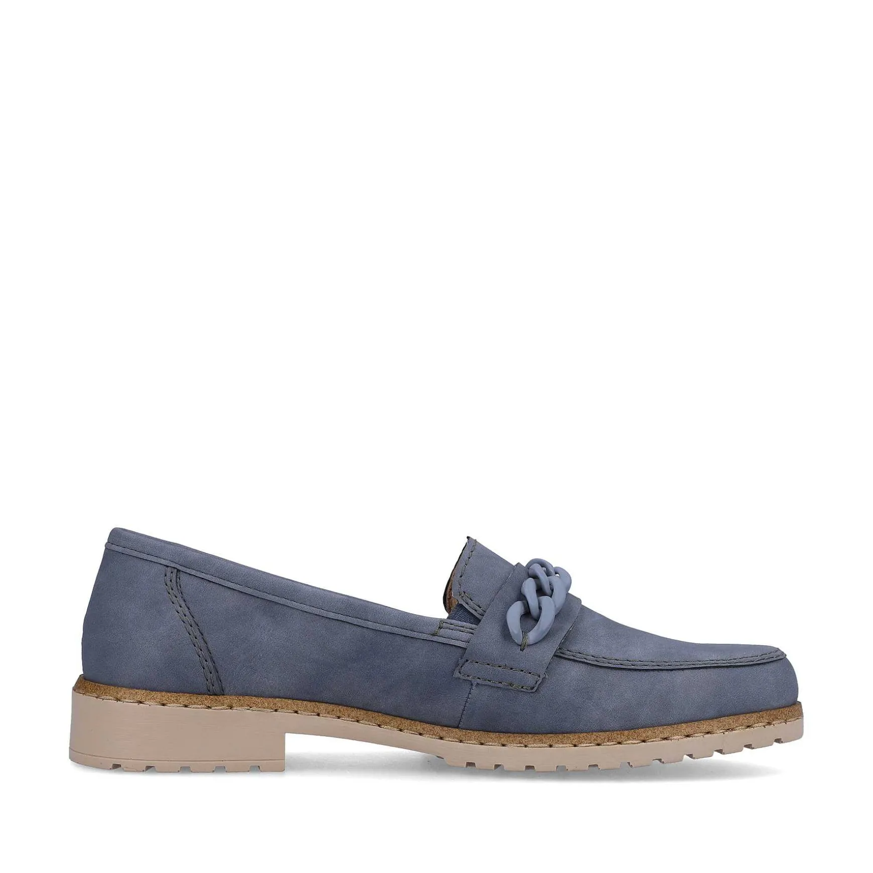 Rieker Dame Loafers Himmelbla