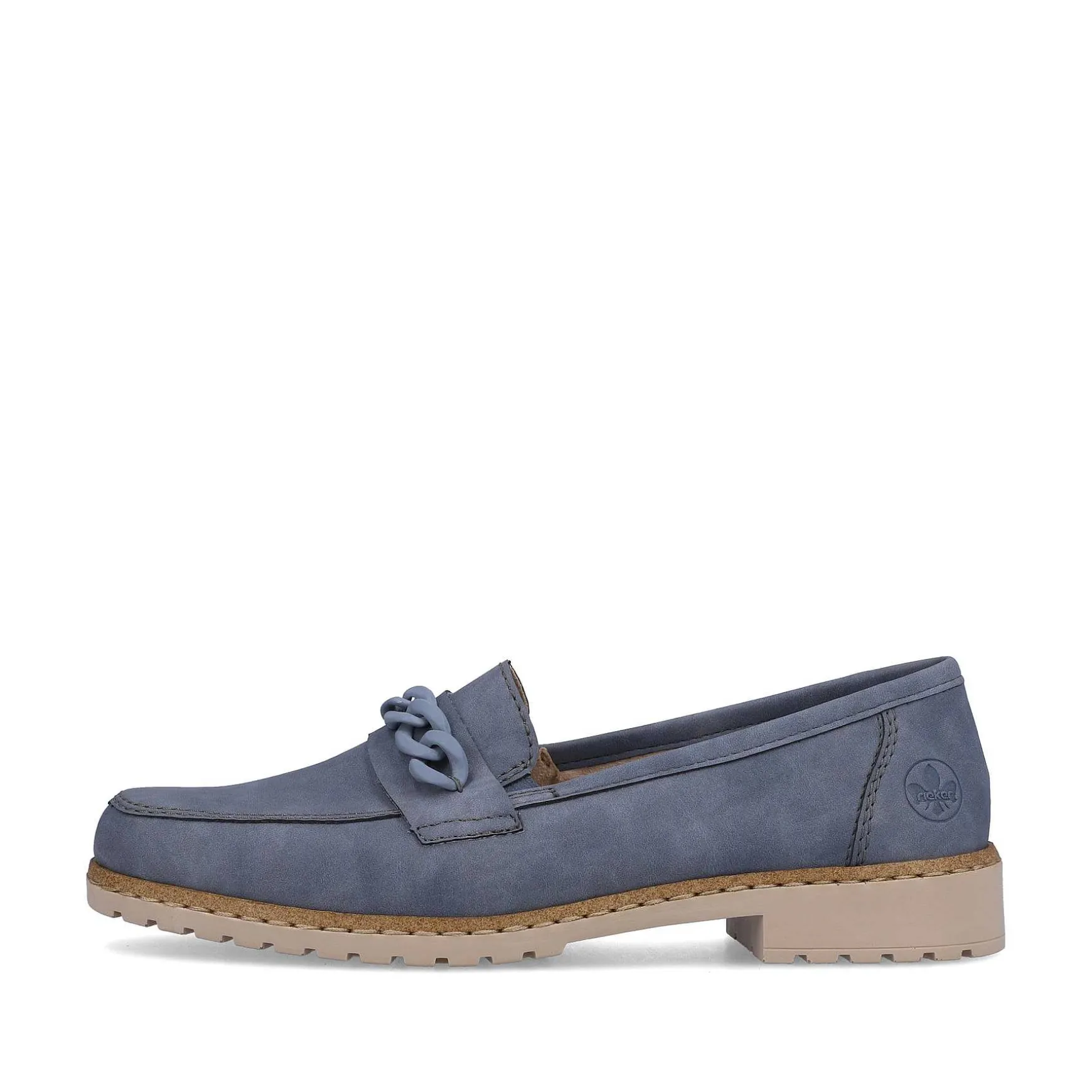 Rieker Dame Loafers Himmelbla