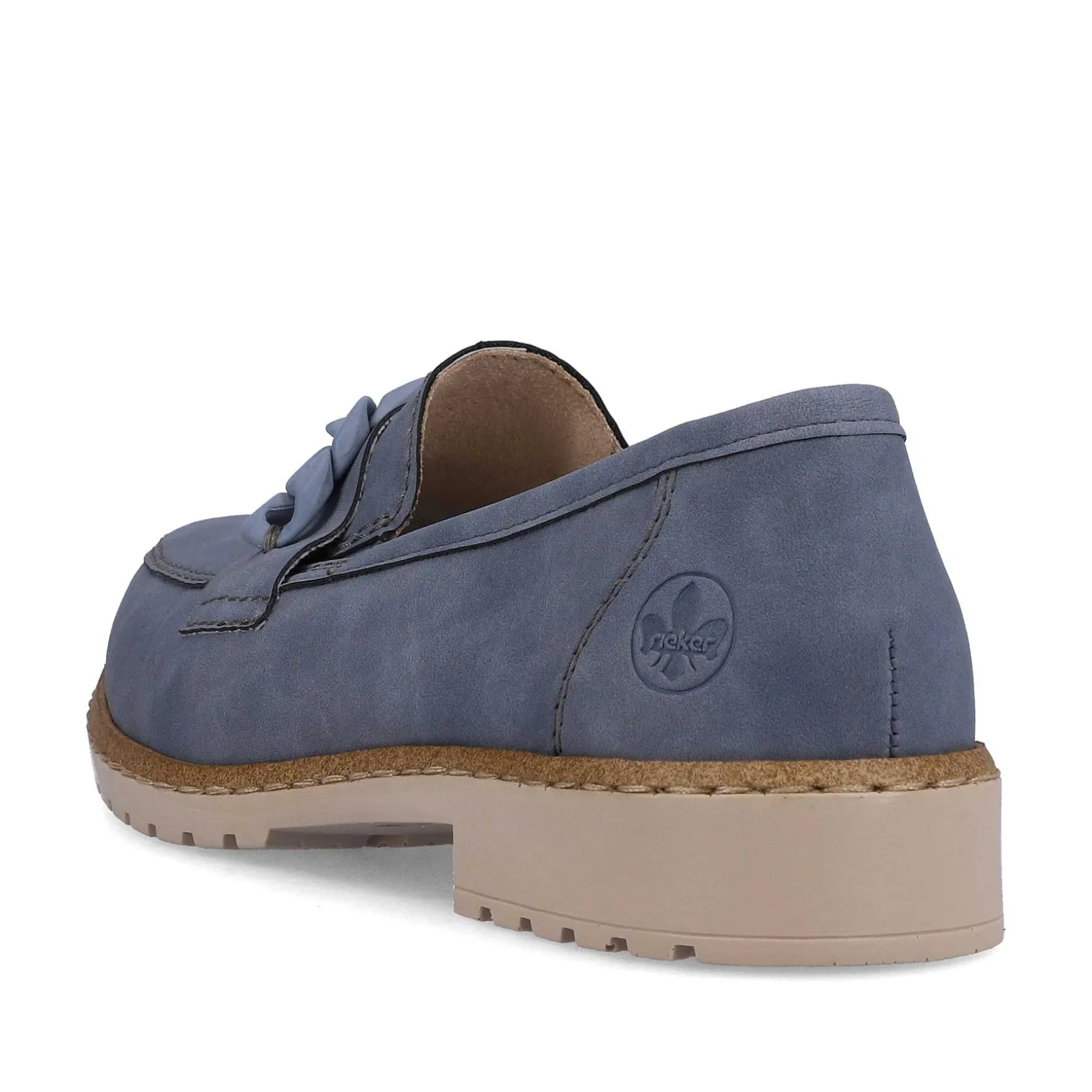 Rieker Dame Loafers Himmelbla