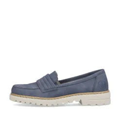 Rieker Dame Loafers Kongebla