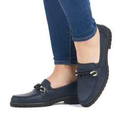 Rieker Dame Loafers Kongebla