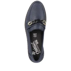 Rieker Dame Loafers Kongebla