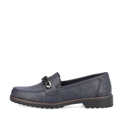 Rieker Dame Loafers Kongebla