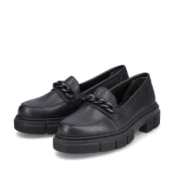 Rieker Dame Loafers Kulsort