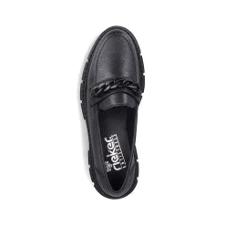 Rieker Dame Loafers Kulsort