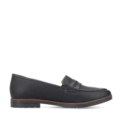 Rieker Dame Loafers Kulsort