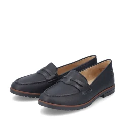 Rieker Dame Loafers Kulsort