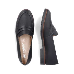 Rieker Dame Loafers Kulsort
