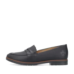 Rieker Dame Loafers Kulsort
