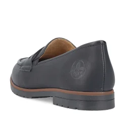 Rieker Dame Loafers Kulsort