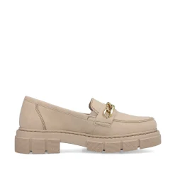 Rieker Dame Loafers Lys Beige