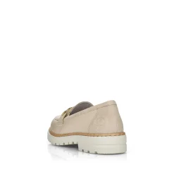 Rieker Dame Loafers Lys Beige