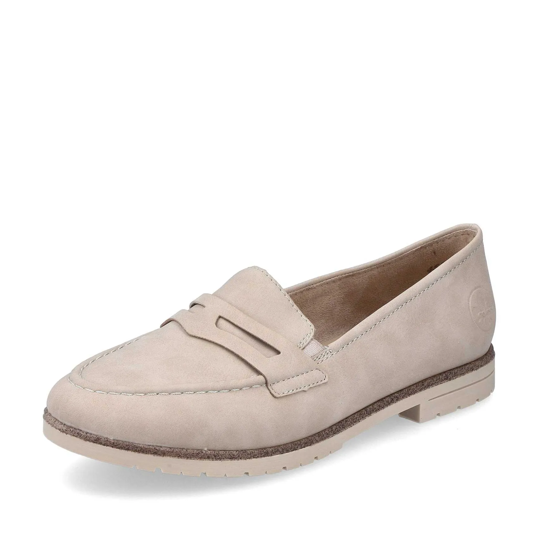 Rieker Dame Loafers Lys Beige