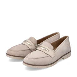 Rieker Dame Loafers Lys Beige