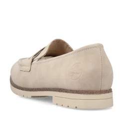Rieker Dame Loafers Lys Beige