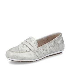 Rieker Dame Loafers Lys Beige