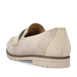 Rieker Dame Loafers Lys Beige