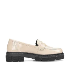 Rieker Dame Loafers Lys Beige