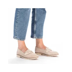 Rieker Dame Loafers Lys Beige