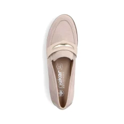 Rieker Dame Loafers Lys Beige