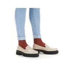 Rieker Dame Loafers Lys Beige