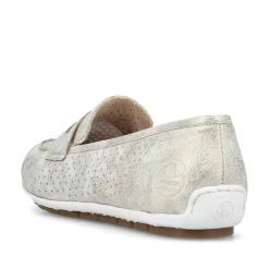 Rieker Dame Loafers Lys Beige