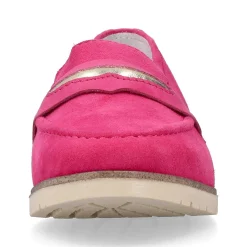 Rieker Dame Loafers Magenta