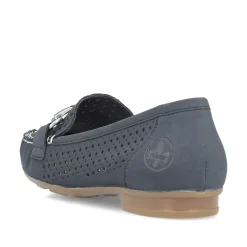 Rieker Dame Loafers Marinebla