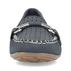 Rieker Dame Loafers Marinebla
