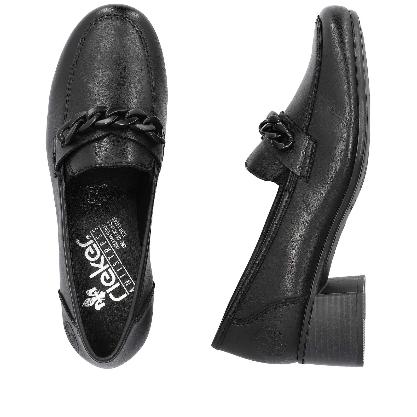 Rieker Dame Loafers Midnight Black