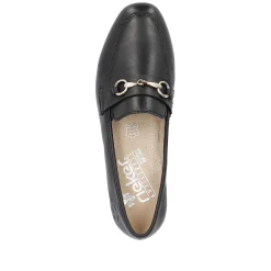 Rieker Dame Loafers Midnight Black