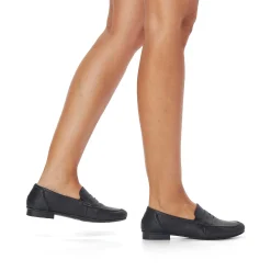 Rieker Dame Loafers Nat Sort