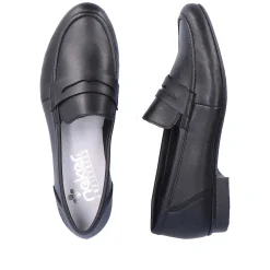 Rieker Dame Loafers Nat Sort