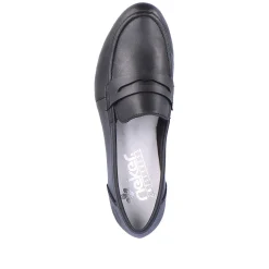 Rieker Dame Loafers Nat Sort