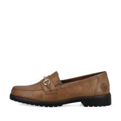 Rieker Dame Loafers Nougat Brun