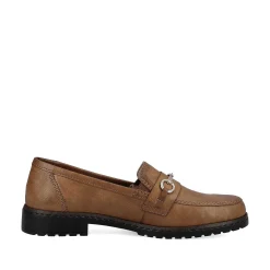 Rieker Dame Loafers Nougat Brun