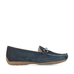 Rieker Dame Loafers Skiferbla
