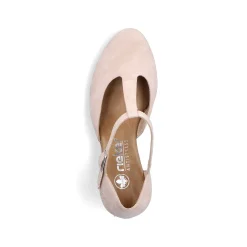 Rieker Dame Pumps Pastel Pink