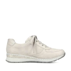 Rieker Dame Sneaker Lav Creme Hvid