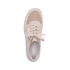 Rieker Dame Sneaker Lav Creme Beige