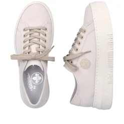 Rieker Dame Sneaker Lav Gammel Hvid