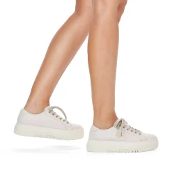 Rieker Dame Sneaker Lav Gammel Hvid