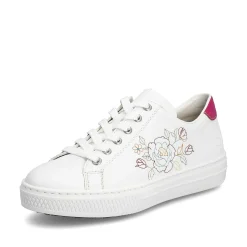 Rieker Dame Sneaker Lav Krystal Hvid