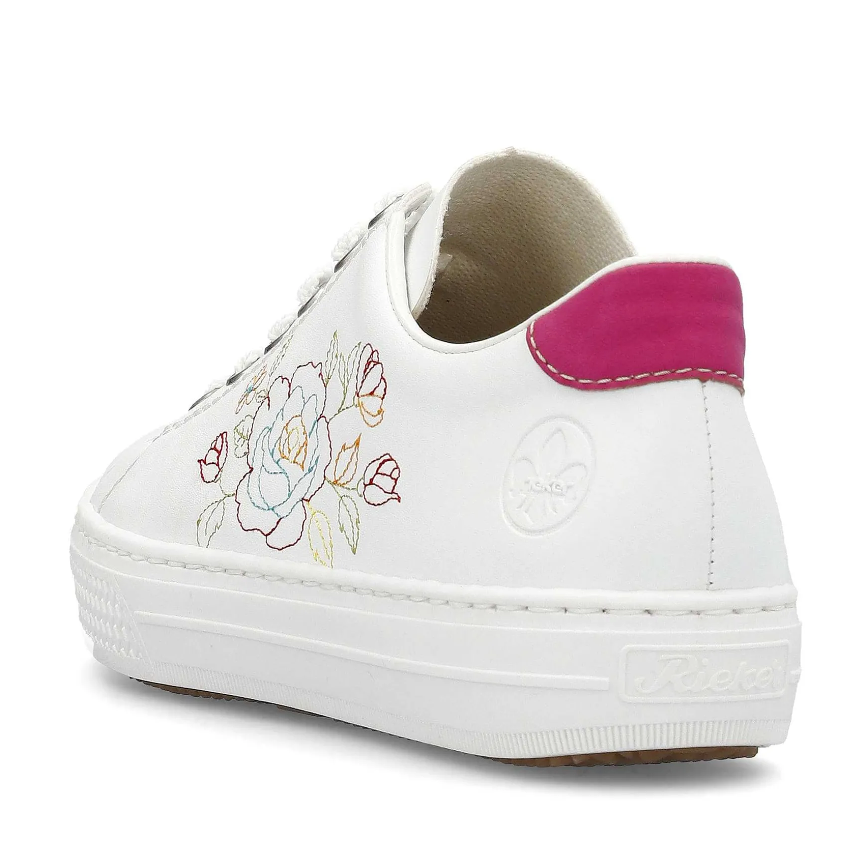 Rieker Dame Sneaker Lav Krystal Hvid