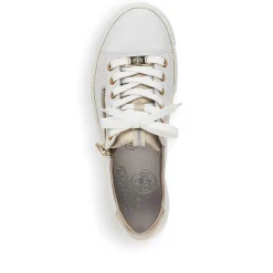 Rieker Dame Sneaker Lav Perle Hvid