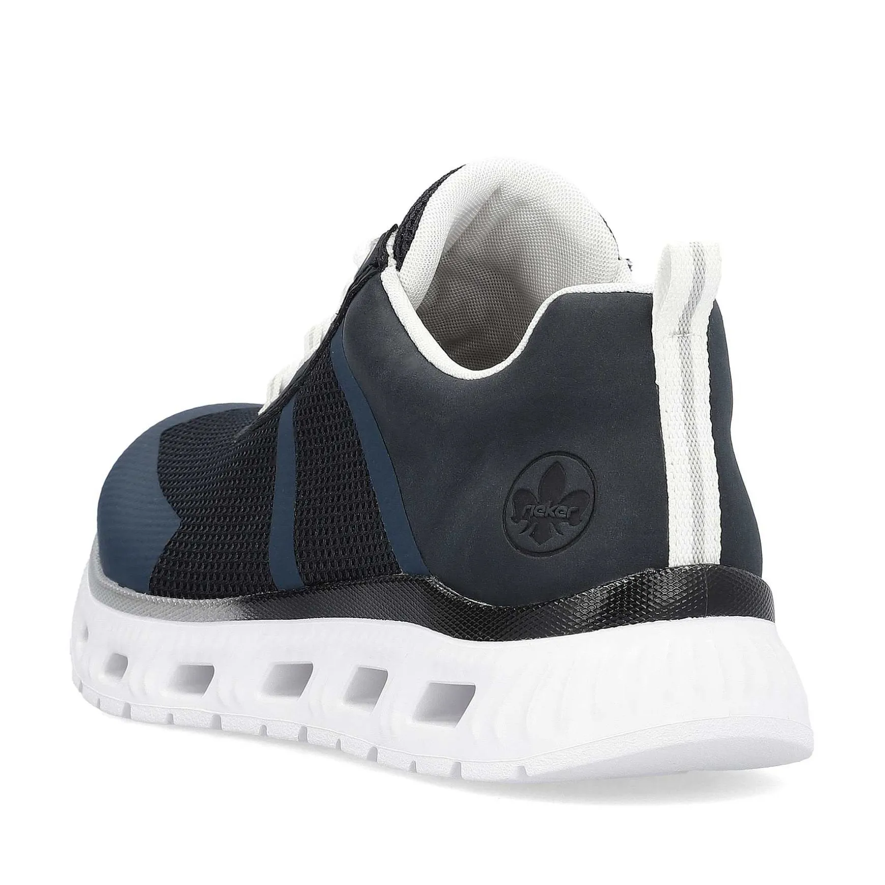 Rieker Dame Sneaker Lav Stal Bla