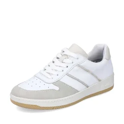 Rieker Dame Sneaker Lav Svane Hvid