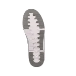 Rieker Dame Sneaker Lav Sne-Hvid Aegte-Rod