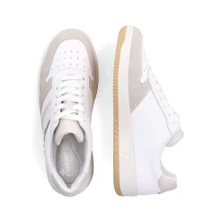 Rieker Dame Sneaker Lav Svane Hvid
