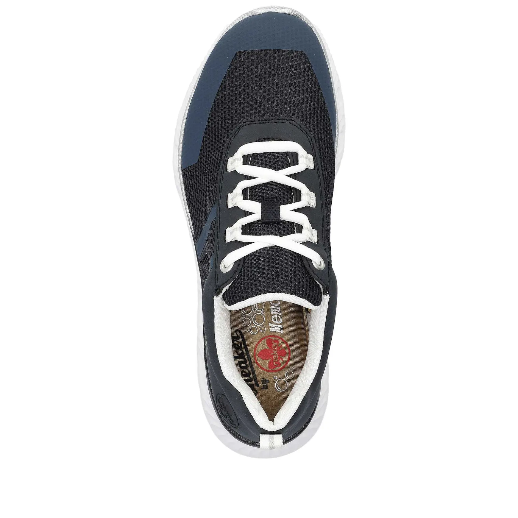 Rieker Dame Sneaker Lav Stal Bla